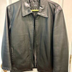 Pre Owned Men's Alfani Leather Jacket M